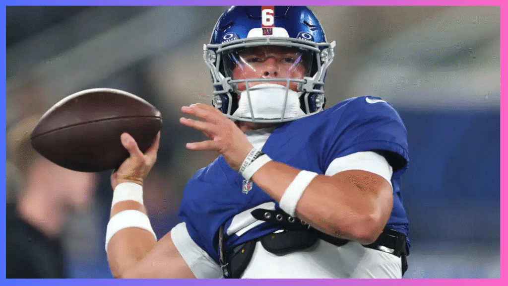 Jaxson Dart Giants starting quarterback