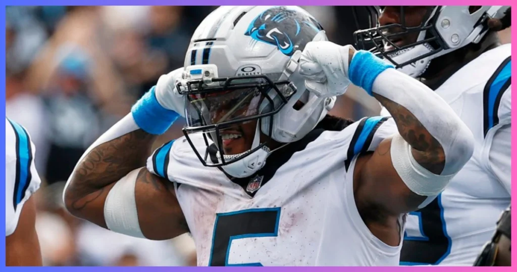 Rico Dowdle Panthers Cowboys warning