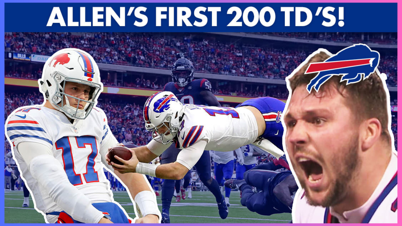 Josh Allen 200 career touchdown passes