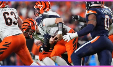 Broncos vs Bengals Yardage Margin