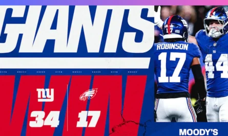Philadelphia Eagles New York Giants 34-17 Game