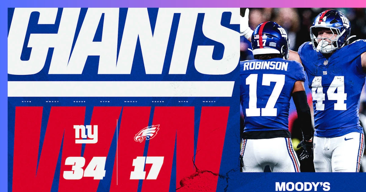 Philadelphia Eagles New York Giants 34-17 Game