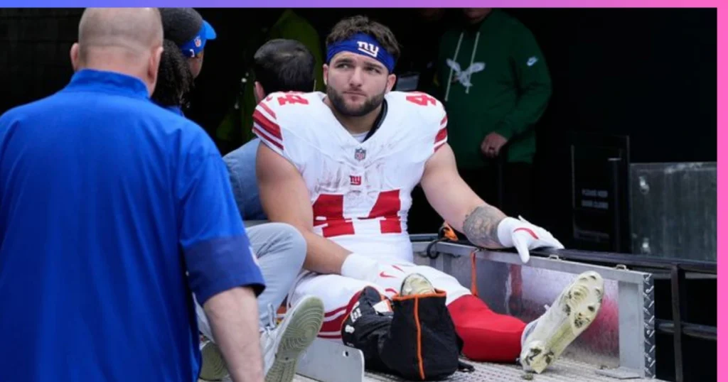 Giants RB Cam Skattebo injury