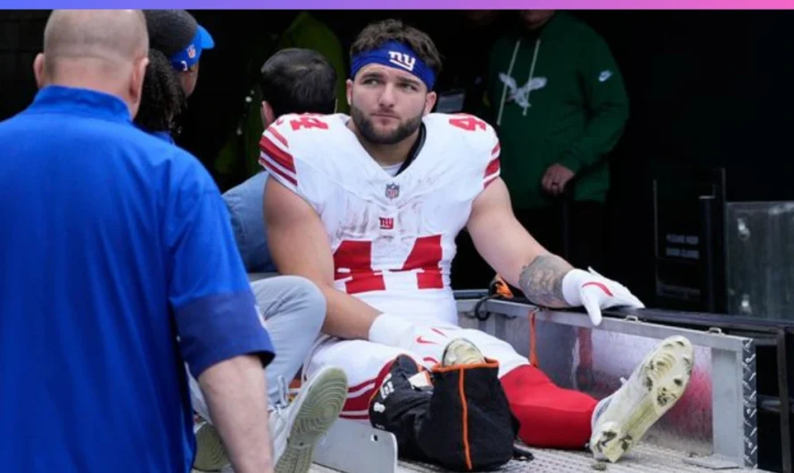 Cam Skattebo Faces Surgery After Painful Ankle Injury in Giants’ Loss to Eagles