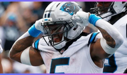 Rico Dowdle Panthers Cowboys warning