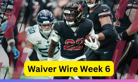 2025 NFL Fantasy Waiver Wire Week 6