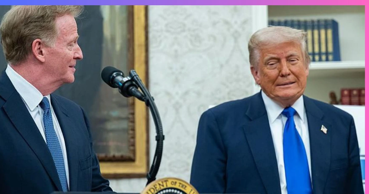 Trump attends NFL game