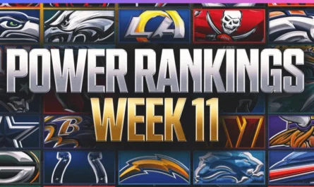 NFL Power Rankings Week 11