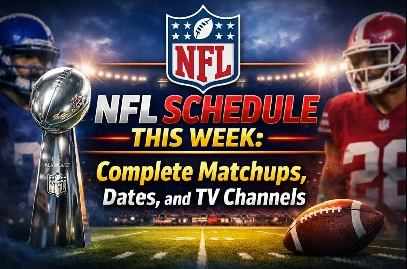 NFL Schedule This Week: Gridiron Grudge Matches and Playoff Push!