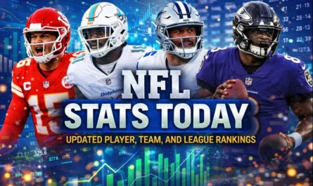 NFL stats today