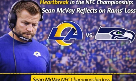 Sean McVay NFC Championship loss