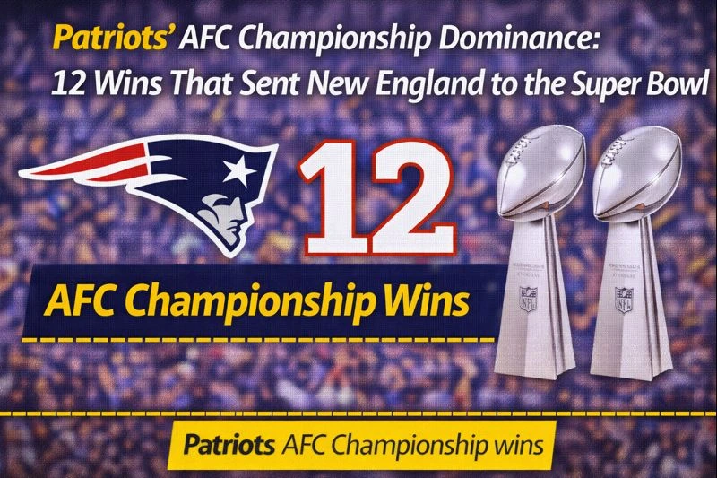 Patriots AFC Championship wins