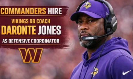 Commanders hire Daronte Jones