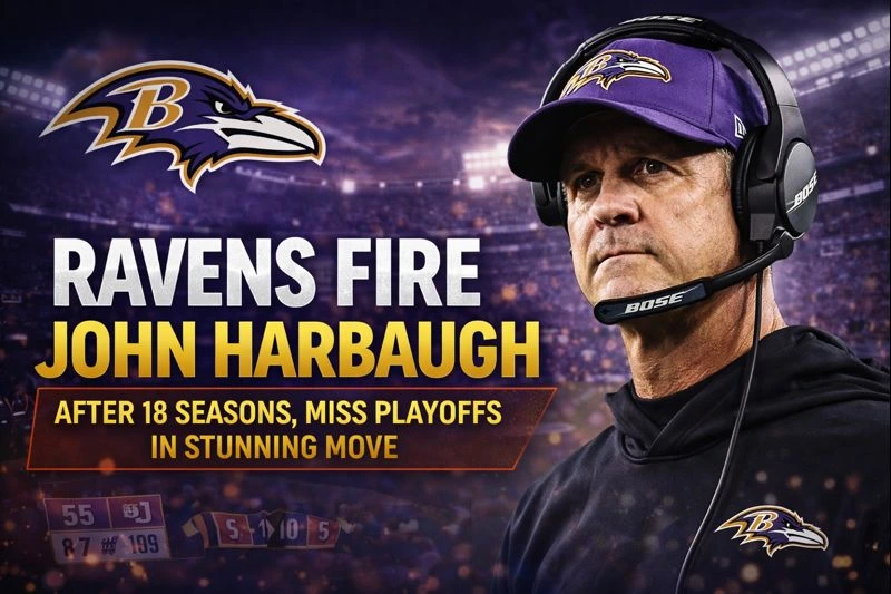Ravens fire John Harbaugh