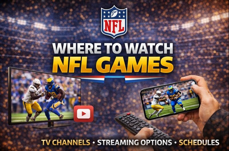 Where to Watch NFL Games: TV Channels, Streaming Options, and Schedules