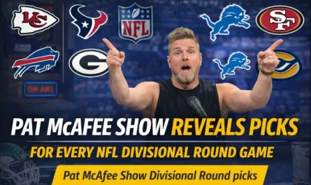 Pat McAfee Show Divisional Round picks