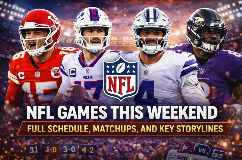 NFL Games This Weekend: Full Schedule, Matchups, and Key Storylines