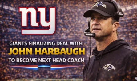 John Harbaugh Giants head coach