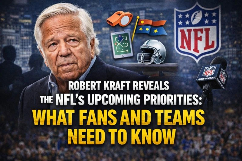 Robert Kraft says NFL pushing for 18 game season