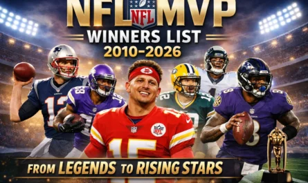 NFL MVP winners list
