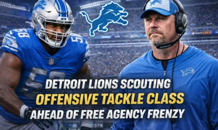 Detroit Lions offensive tackle free agency