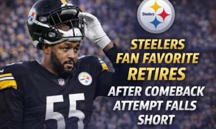 Steelers fan favorite retires