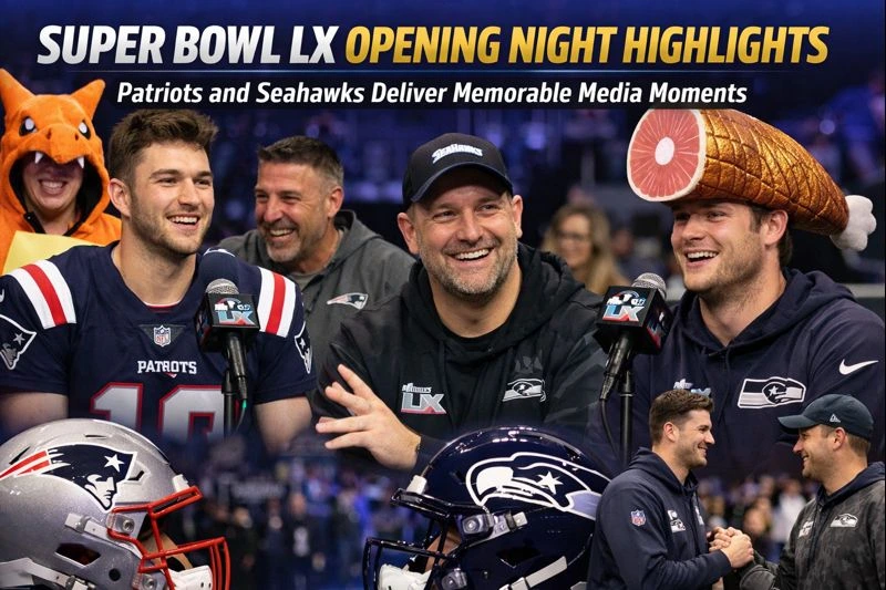 Super Bowl LX Opening Night Highlights