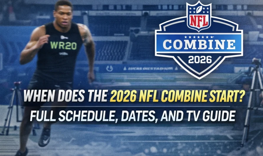 Road to the Draft: Your Ultimate 2026 NFL Combine Schedule & TV Guide