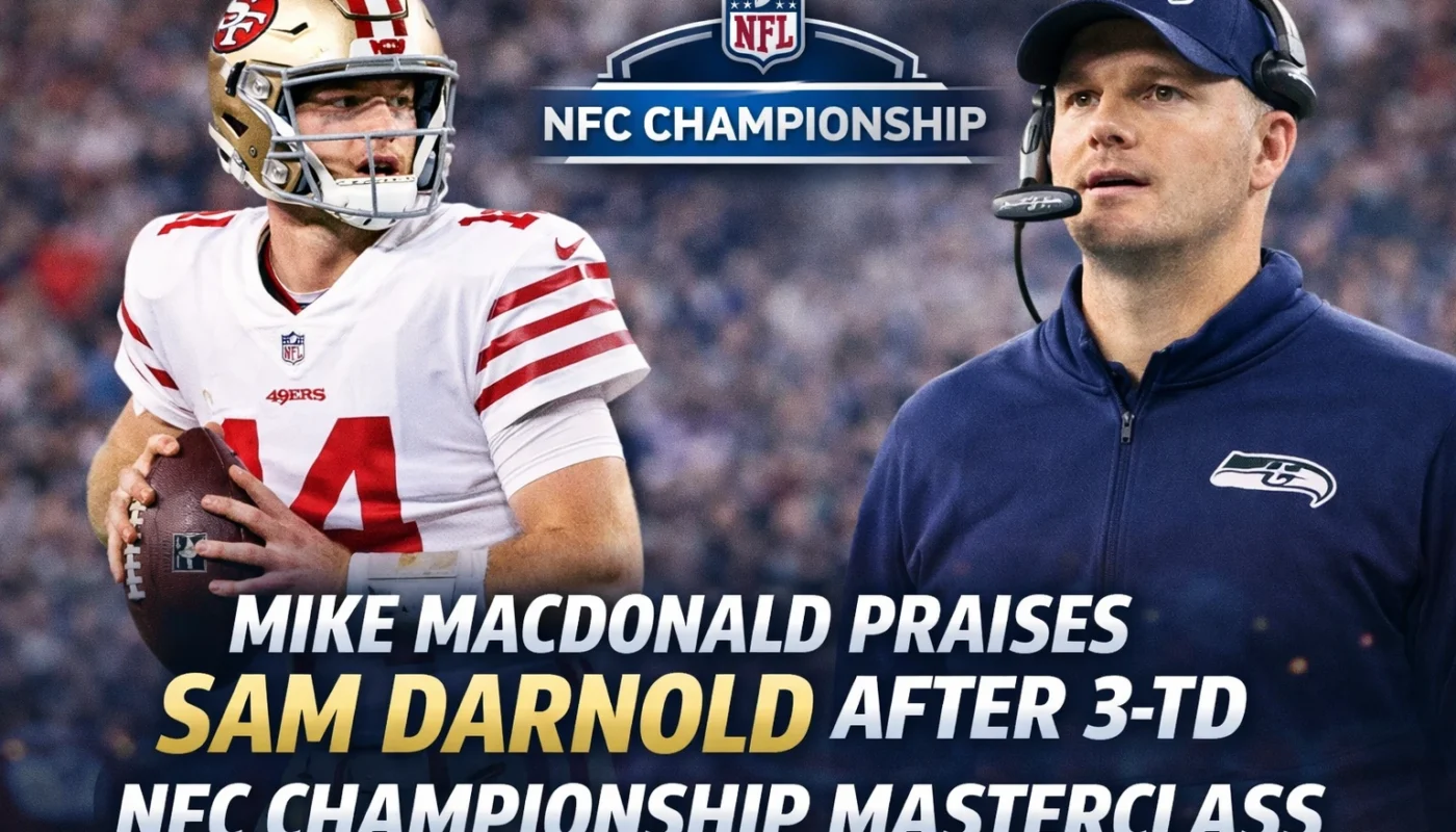 Sam Darnold NFC Championship 3 TD