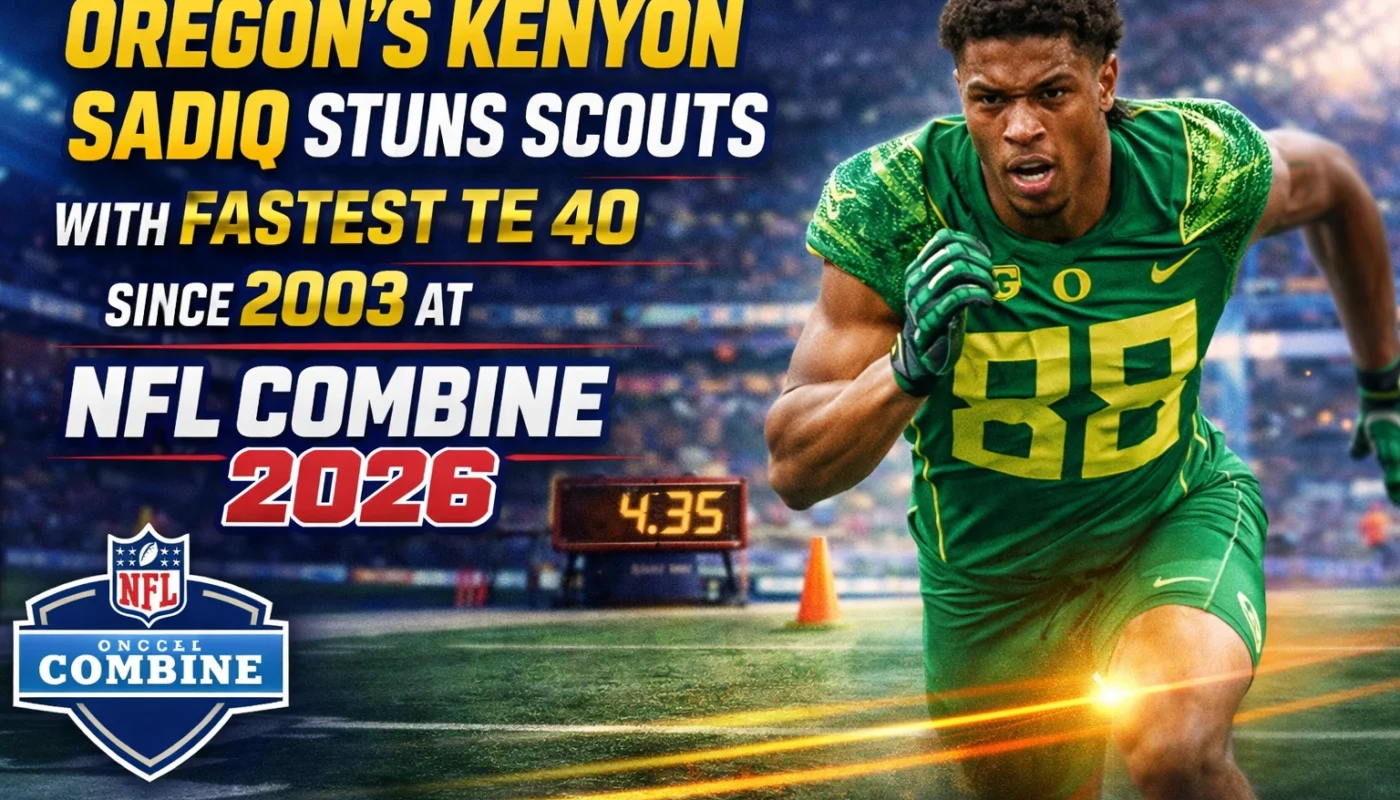 Kenyon Sadiq 40 yard dash