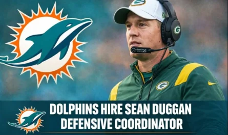 Dolphins hire Sean Duggan defensive coordinator
