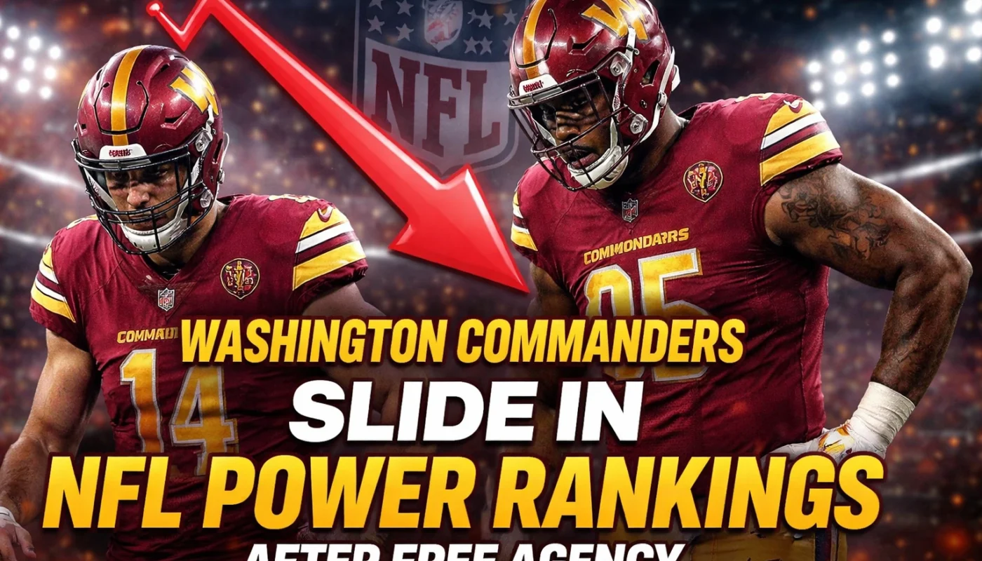 Washington Commanders power rankings drop