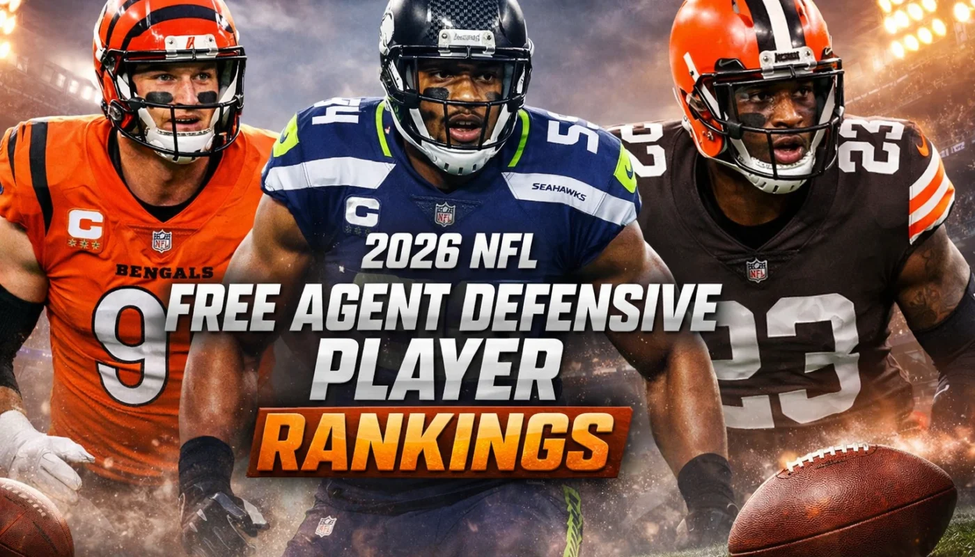 2026 NFL free agent defensive player rankings