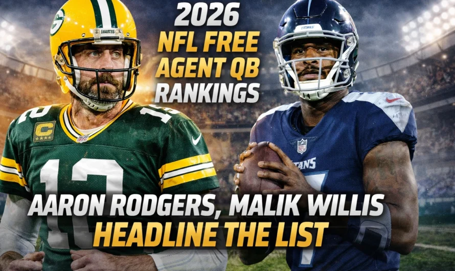 2026 NFL Free Agent QB Rankings: Aaron Rodgers, Malik Willis Headline the List