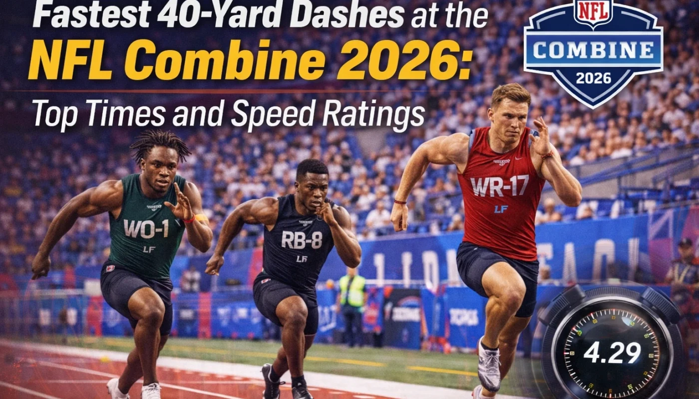 NFL Combine 2026 fastest 40 times