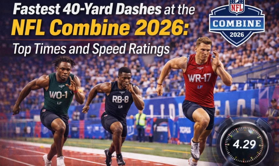 Fastest 40 Yard Dashes at the NFL Combine 2026: Top Times and Speed Ratings