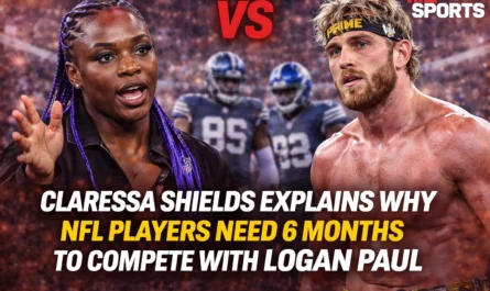 Claressa Shields Logan Paul vs NFL players
