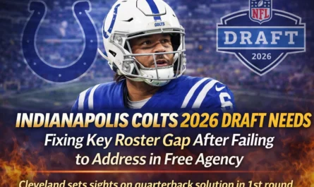 Indianapolis Colts 2026 draft needs