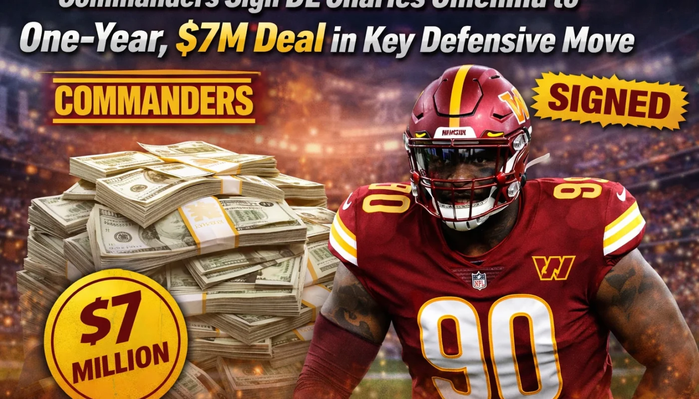 Commanders Charles Omenihu signing