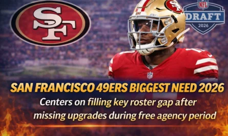 San Francisco 49ers biggest need 2026