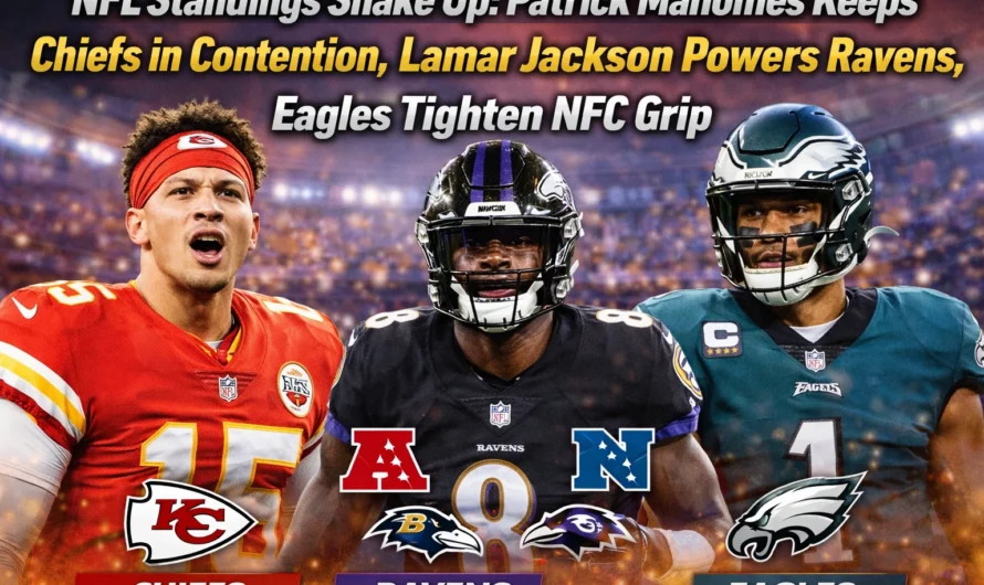 March Madness or Gridiron Greatness? NFL Standings Shake Up: Chiefs, Ravens, and Eagles Redefine the Power Map