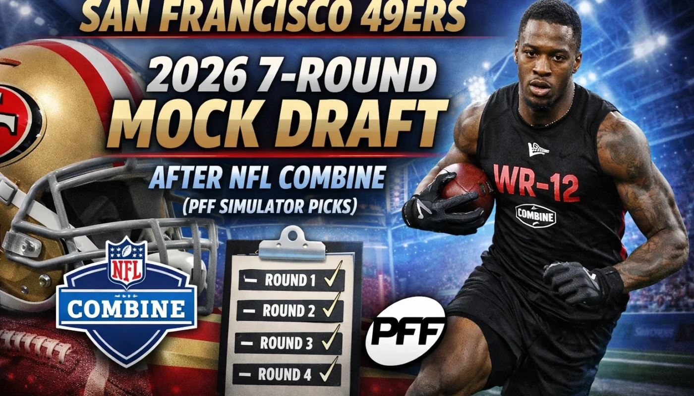 49ers 2026 7 round mock draft after NFL Combine