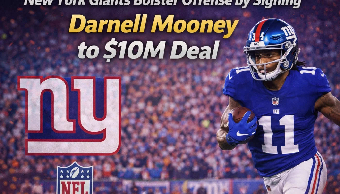 New York Giants Darnell Mooney signing