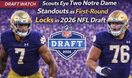 Notre Dame players first round 2026 NFL Draft
