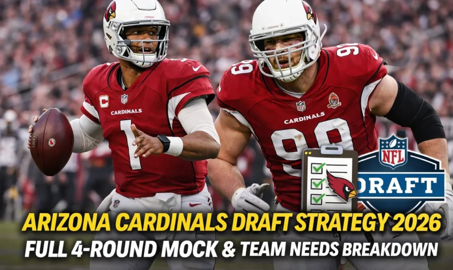 Arizona Cardinals Draft Strategy 2026: Full 4-Round Mock and Team Needs Breakdown