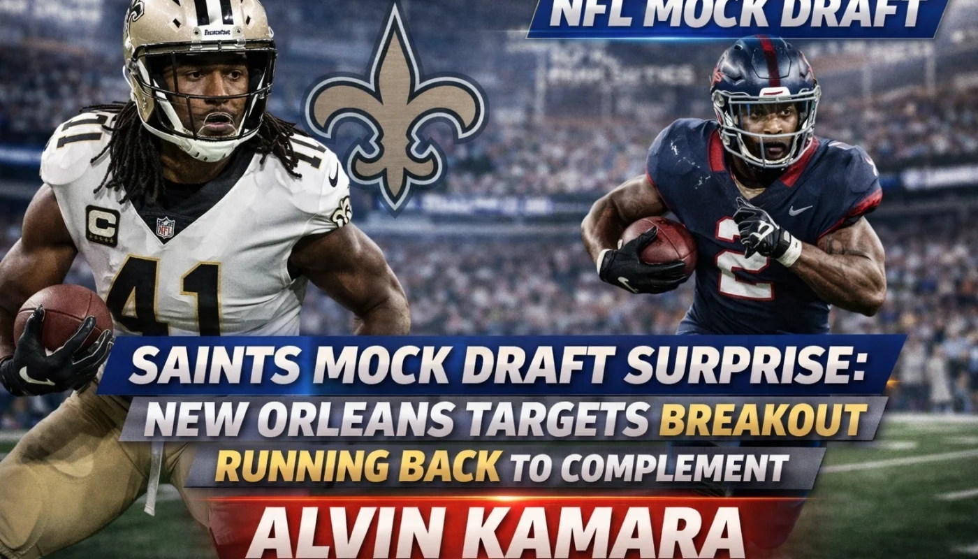 New Orleans Saints mock draft running back