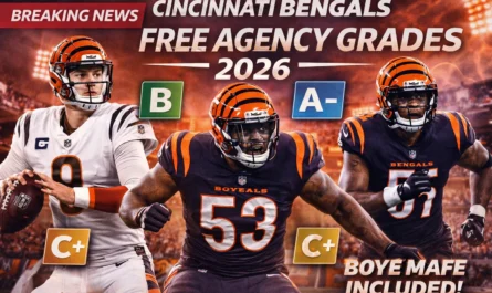 Cincinnati Bengals 2026 free agency grades