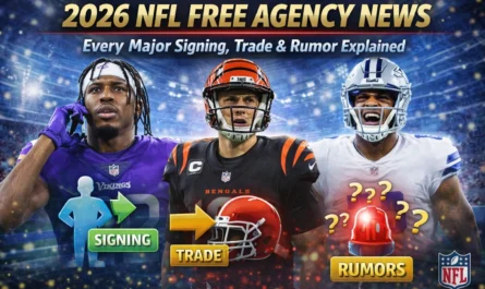 2026 NFL Free Agency News