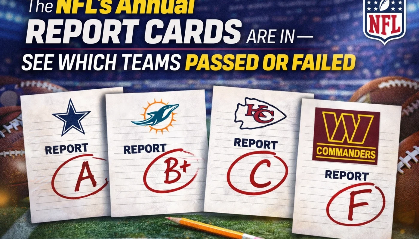 NFL annual report cards