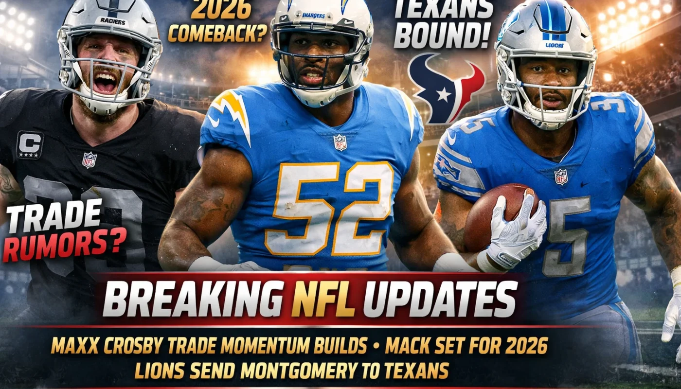 NFL news live updates